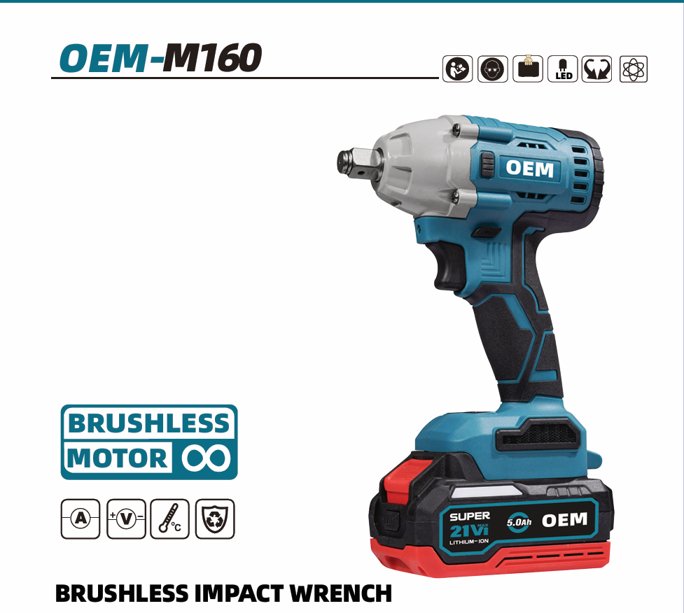 OEM-M160 Brushless Lithium-Powered Wrench
