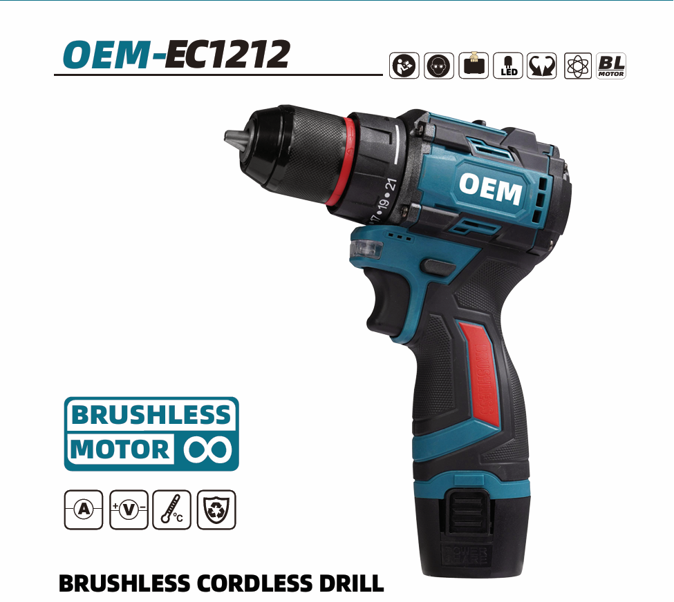 OEM-EC1212 12V portable electric drill