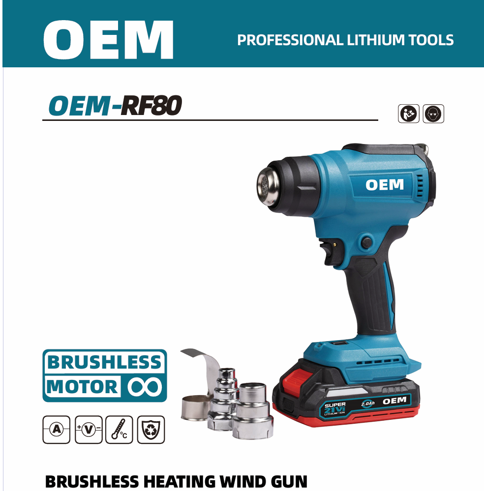 OEM-RF80 Lithium-Ion Hot Air Gun