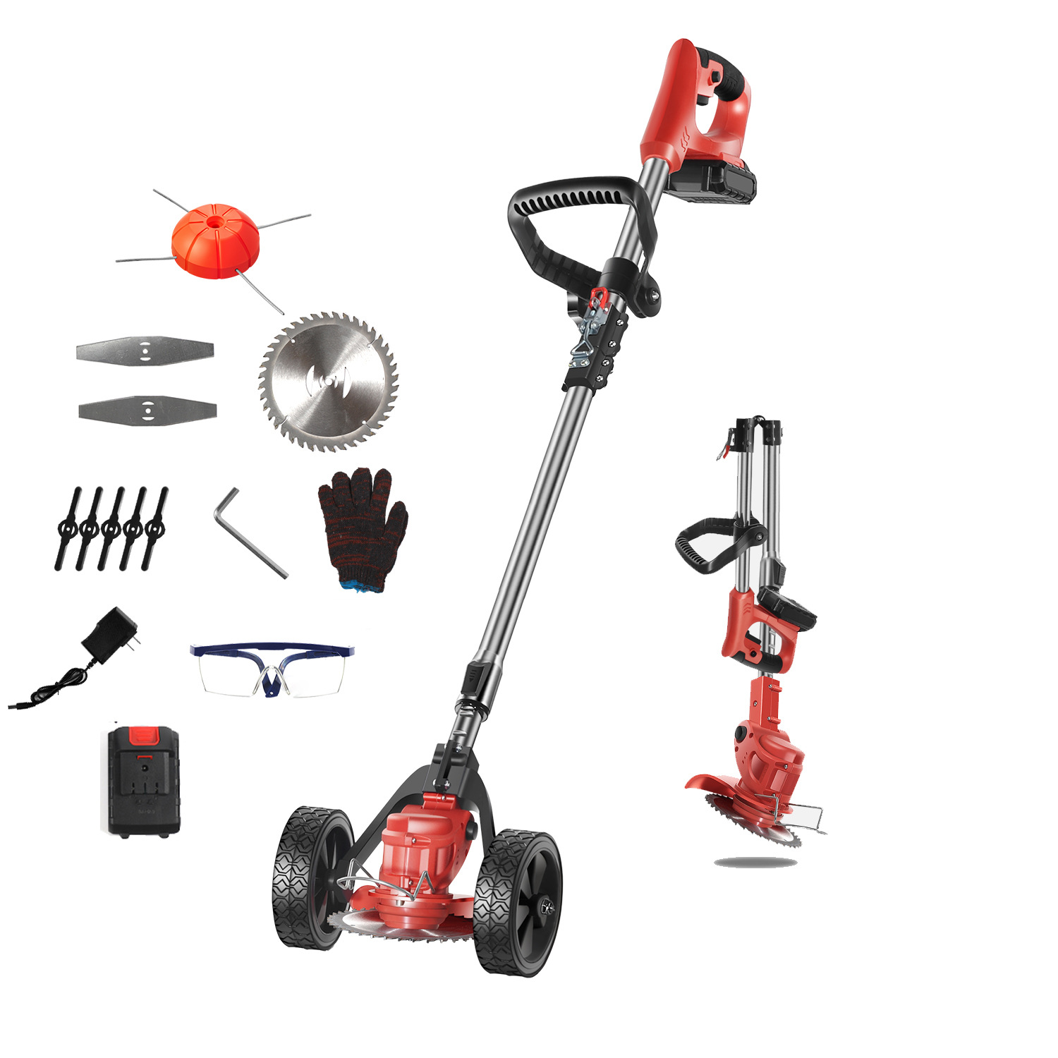 A-1 electric start push lawn mower